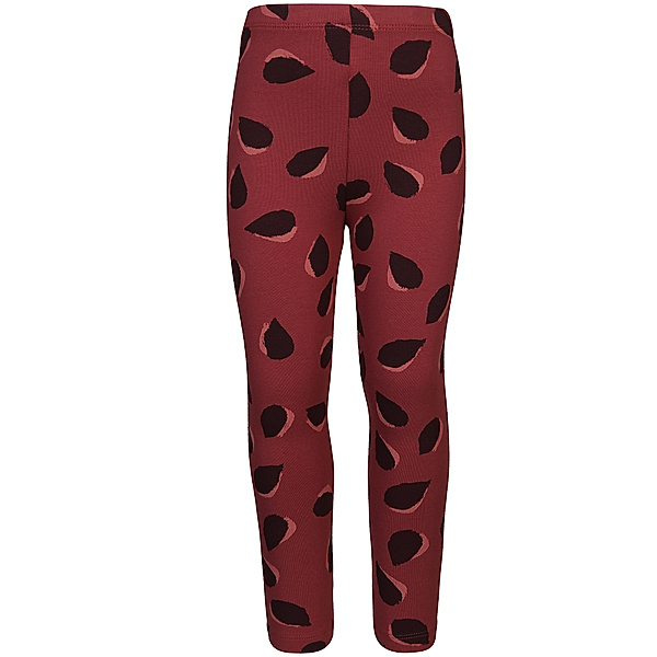 Sanetta Pure Leggings AUTUMN AOP in faded red
