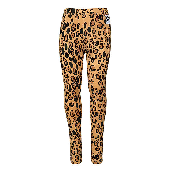 Mini Rodini Leggings BASIC LEOPARD in braun