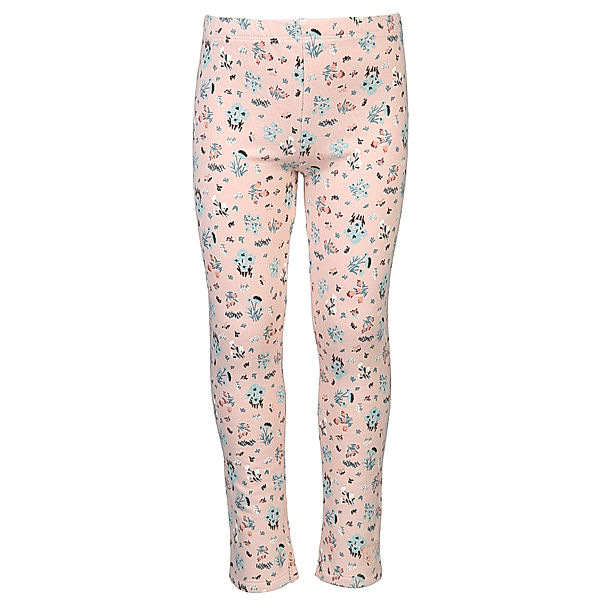 Steiff Leggings BIRD'S TWITTERING FLOWER in peachy keen