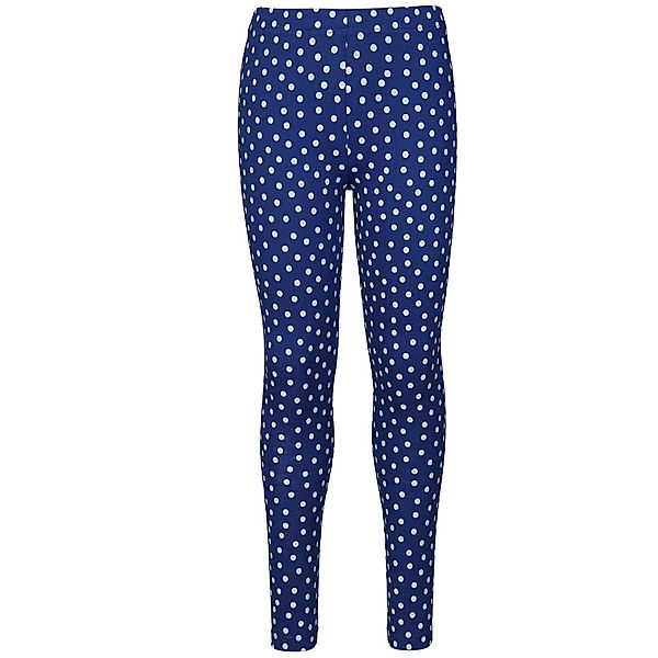 Volltreffer Leggings DOTTY gepunktet in royalblau/weiß