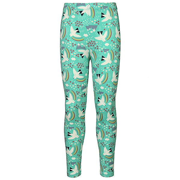 frugi Leggings DOVE OF PEACE in mint