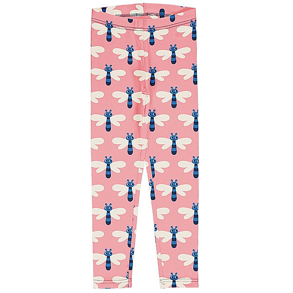 Maxomorra Leggings DRAGONFLY in rosa