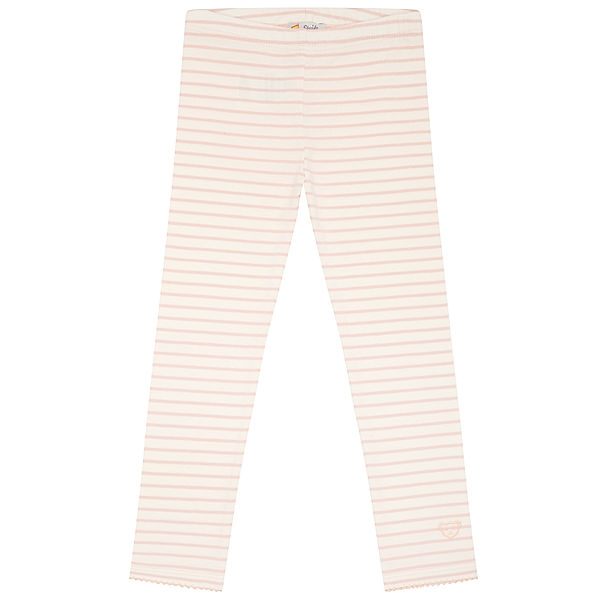 Steiff Leggings FIA gestreift in seashell pink