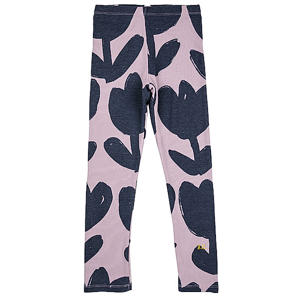 Bobo Choses Leggings FLOWERS ALL OVER in lila