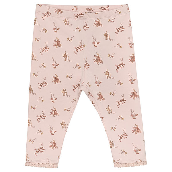 EN FANT Leggings FLOWERS AOP in peach whip