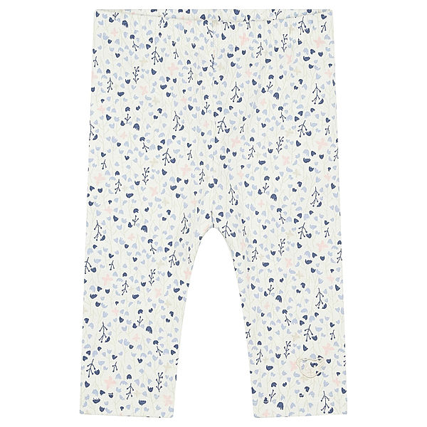 Steiff Leggings FLOWERS in cloud dancer