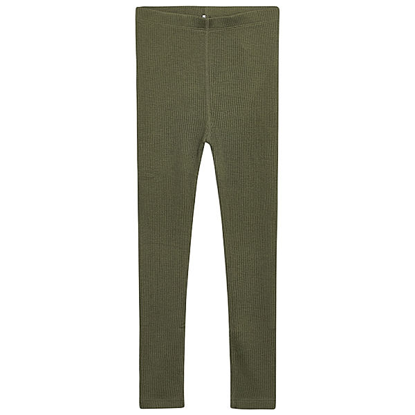 Hust & Claire Leggings LANE mit Wolle in olive