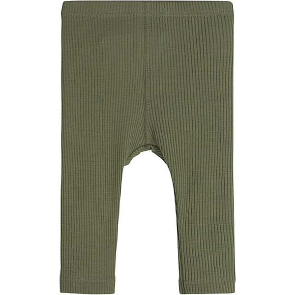 Hust & Claire Leggings LEE ESS mit Wolle in olivine