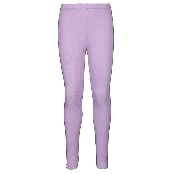 zoolaboo Leggings LYNFORD mit Glitzer-Schmetterling in flieder