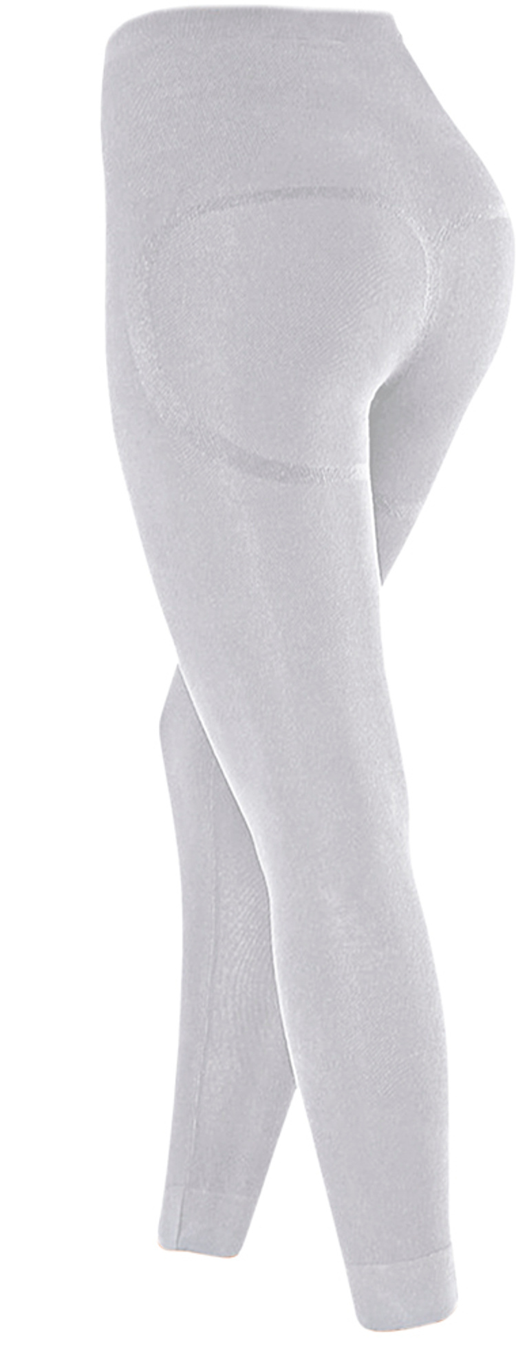 Leggings mit Hanffaser, 2 Stück, weiß (Größe: L/XL)