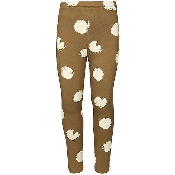 Sanetta Pure Leggings PURE – PAINTED DOTS in golden brown