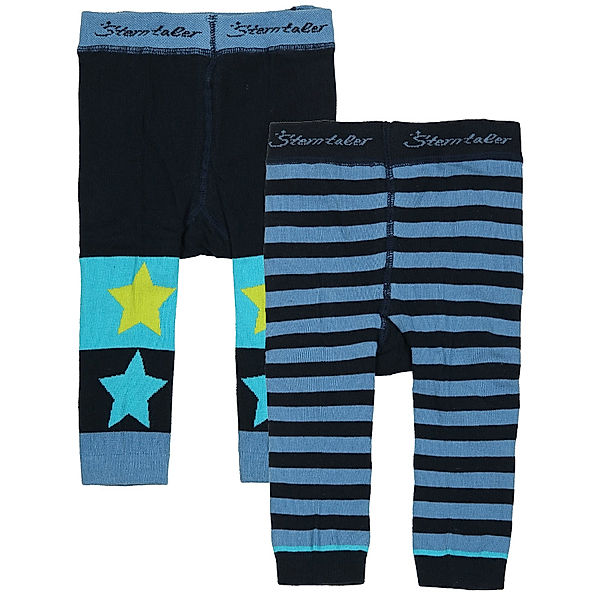 Sterntaler Leggings RINGEL & STERNE 2er-Pack in marine