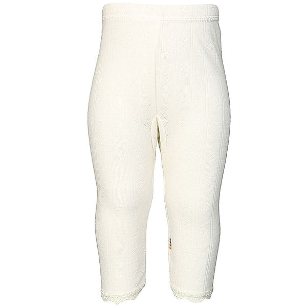 Joha Leggings SOFT mit Wolle und Seide in off white