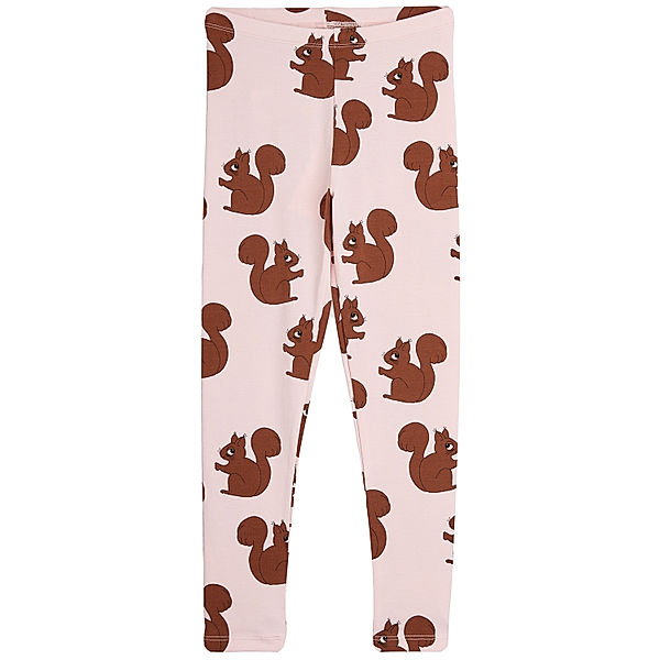 mini rodini Leggings SQUIRREL in rosa