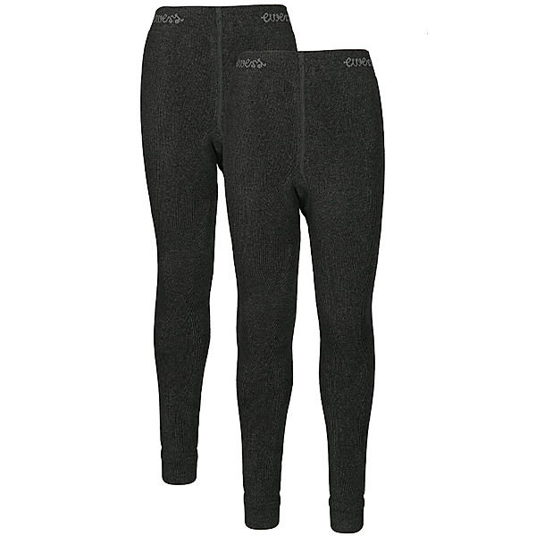 ewers Leggings THERMO 2er Pack in anthrazit melange