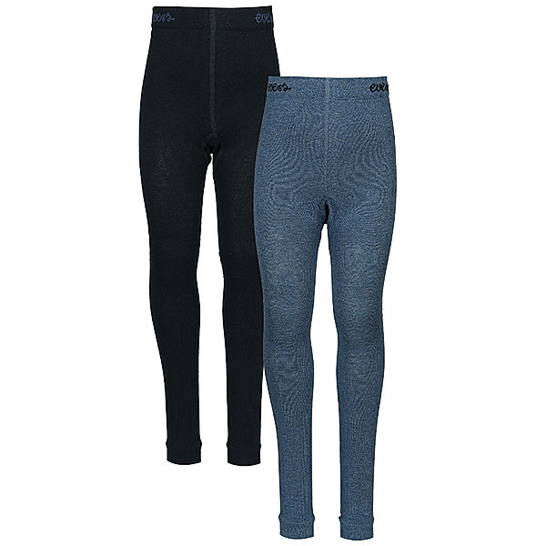 ewers Leggings UNI BASIC 2er-Pack in marine/jeans