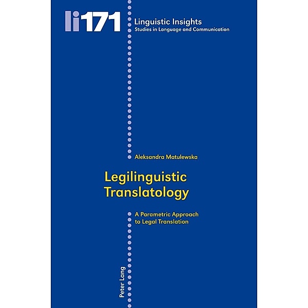 Legilinguistic Translatology, Aleksandra Matulewska