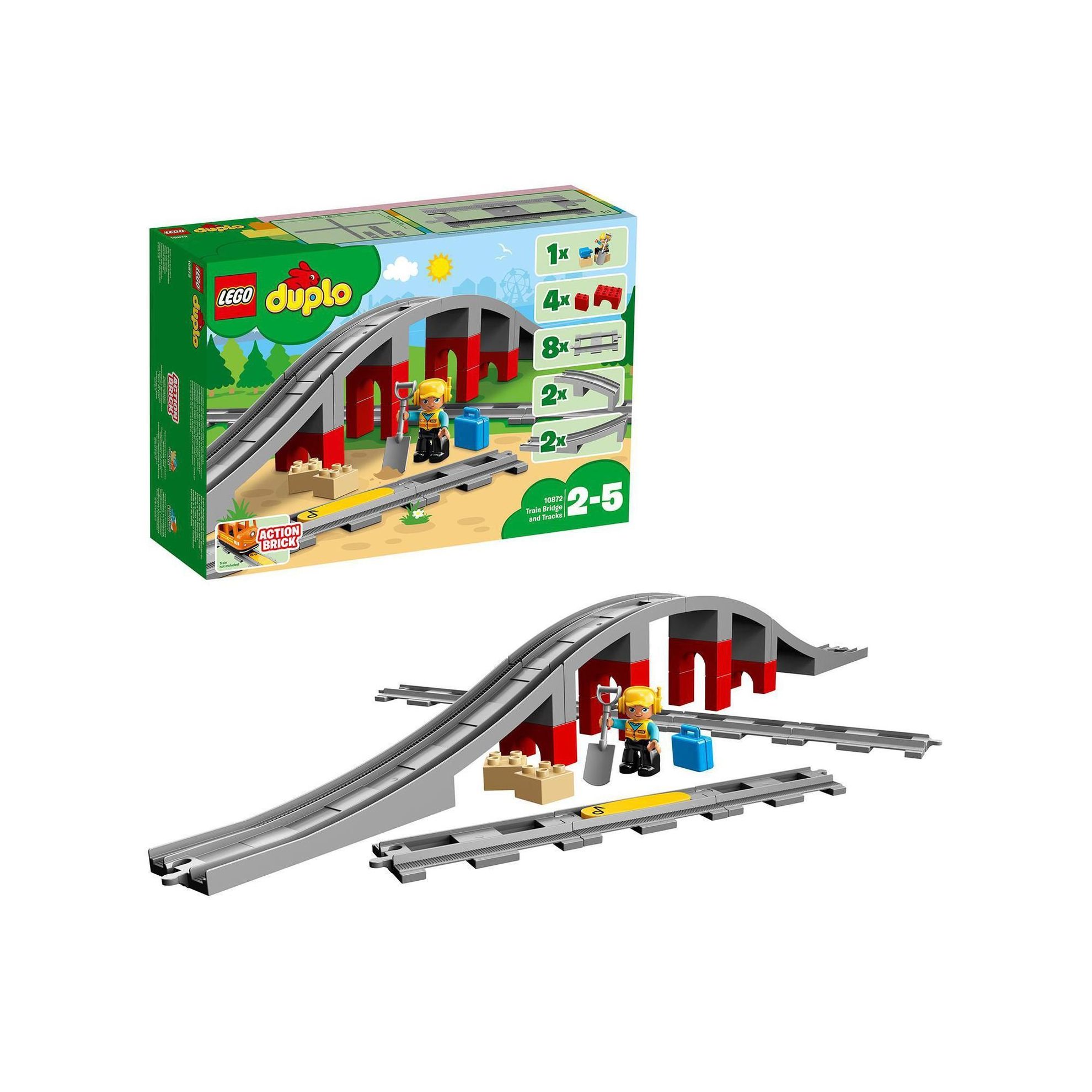 LEGO® 10872 DUPLO® Eisenbahnbrücke und Schienen | Weltbild.ch