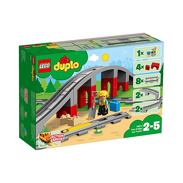 LEGO® LEGO® 10872 DUPLO® Eisenbahnbrücke und Schienen