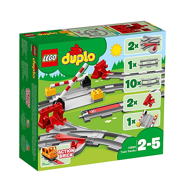 LEGO® LEGO® 10882 DUPLO® Eisenbahn-Schienen