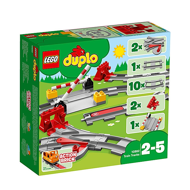 LEGO® 10882 DUPLO® Eisenbahn-Schienen kaufen | tausendkind.de