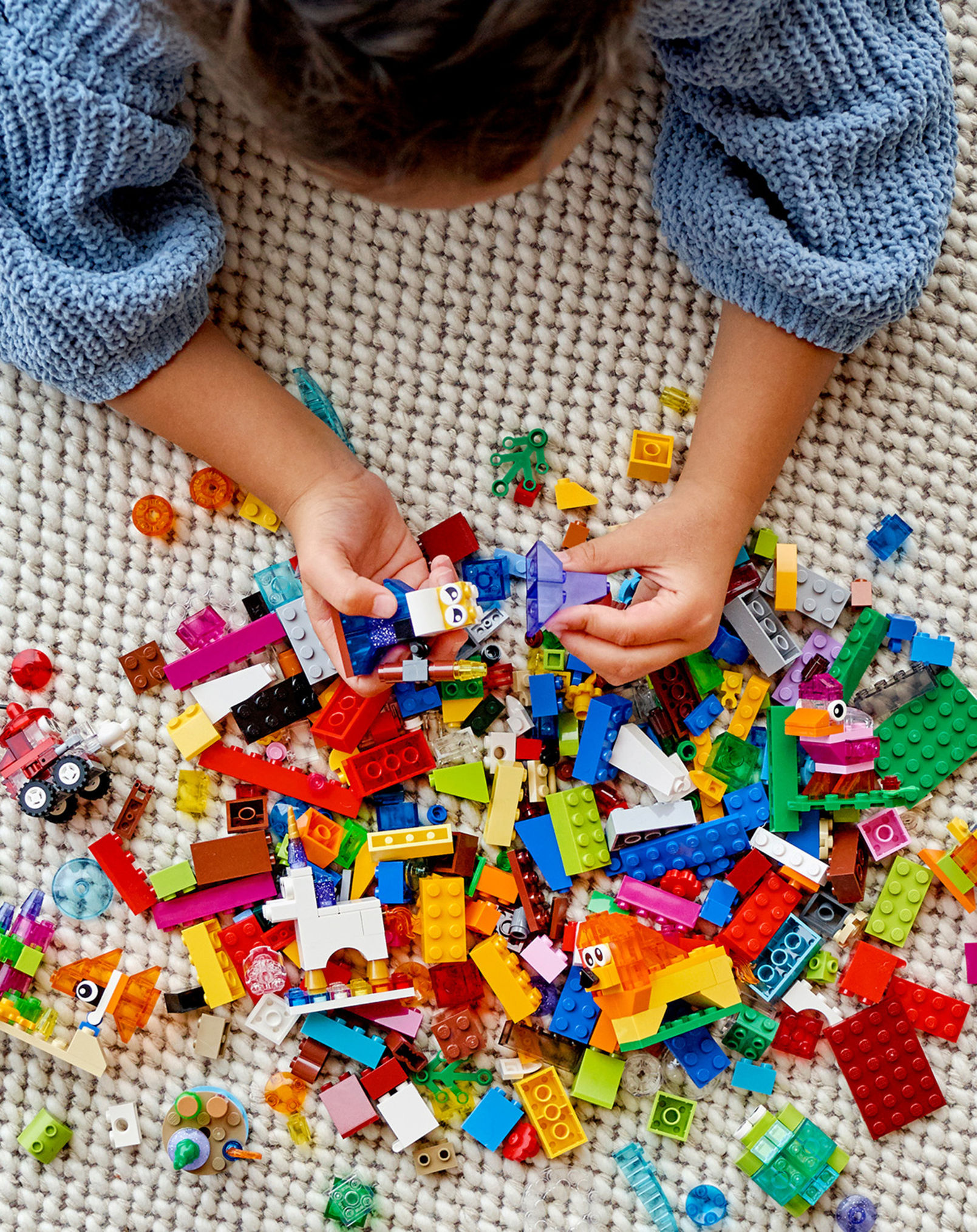 LEGO® 11013 Classic Kreativ-Bauset mit durchsichtigen Steinen | Weltbild.at