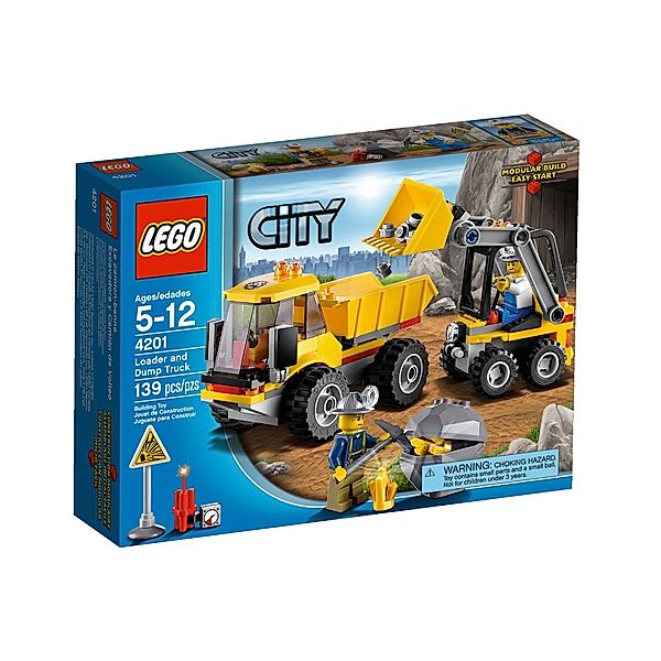 LEGO® 4201 City - Bagger mit Kipplaster