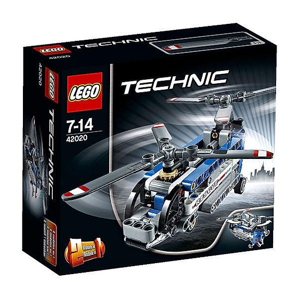 Lego Technik LEGO® 42020 Technic - Doppelrotor-Hubschrauber