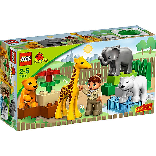 Lego Duplo LEGO 4962 - DUPLO Zoo Tierbabys, LEGO®