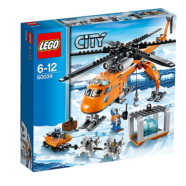 Lego City LEGO® 60034 City - Arktis-Helikopter mit Hundeschlitten