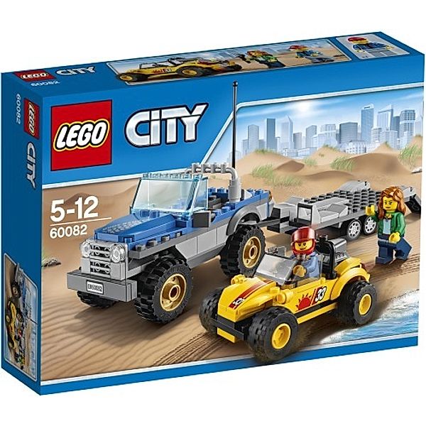 Lego City LEGO 60082 City - Strandbuggy mit Allrad-Geländetransporter