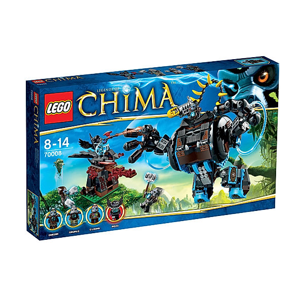 LEGO 70008 Legends of Chima Gorzans Gorilla-Roboter