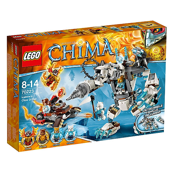 LEGO LEGO® 70223 Legends of Chima - Icebites Eisbär-Mech