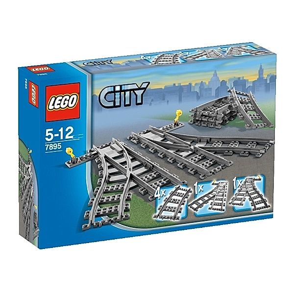LEGO® LEGO® 7895 City - Weichenpaar, LEGO®