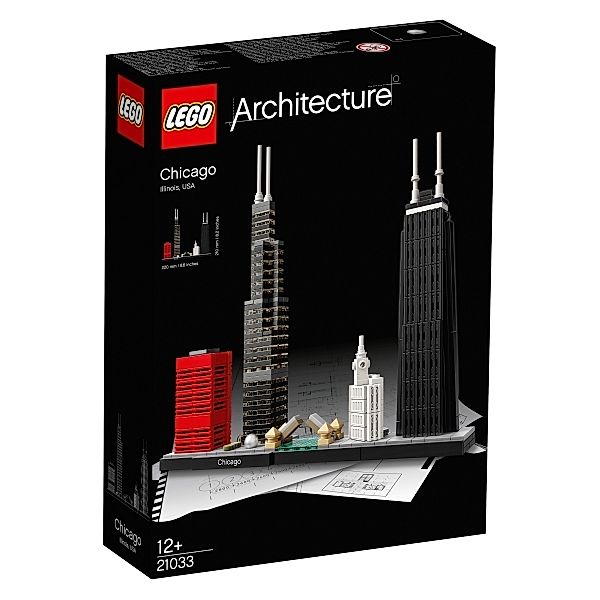 LEGO® LEGO® Architecture 21033 Chicago, 444 Teile