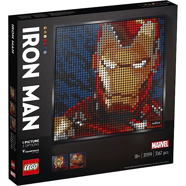 LEGO® LEGO® ART 31199 Marvel Studios Iron Man - Kunstbild