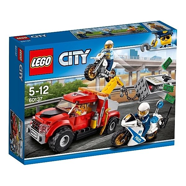 LEGO® LEGO® City 60137 Abschleppwagen auf Abwegen, 144 Teile