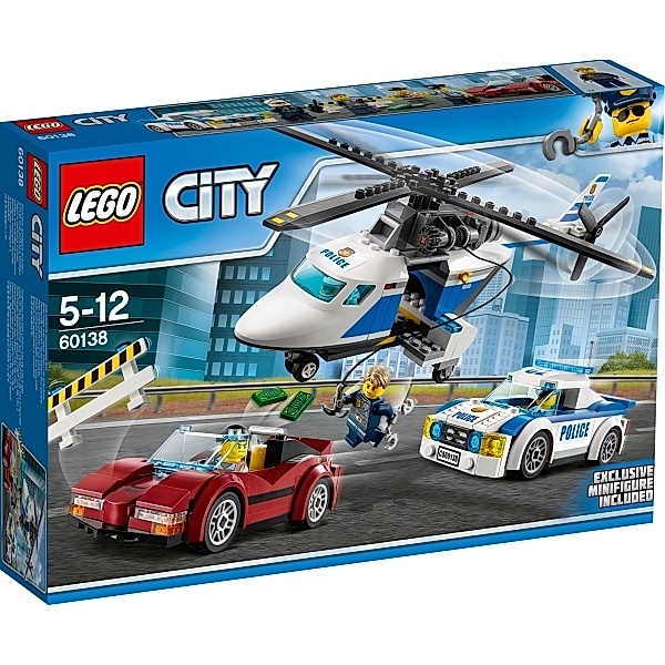 LEGO® LEGO® City 60138 Rasante Verfolgungsjagd, 294 Teile