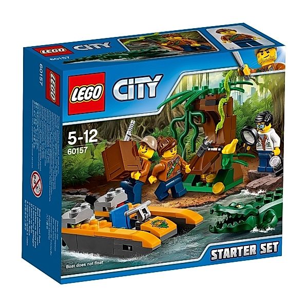 LEGO® LEGO® City 60157 Dschungel-Starter-Set, 88 Teile