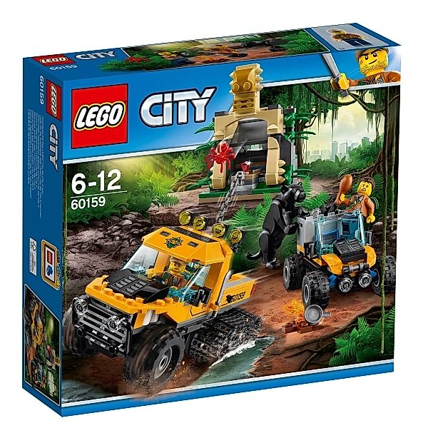 LEGO® LEGO® City 60159 Mission mit dem Dschungel-Halbkettenfahrzeug, 378 Teile