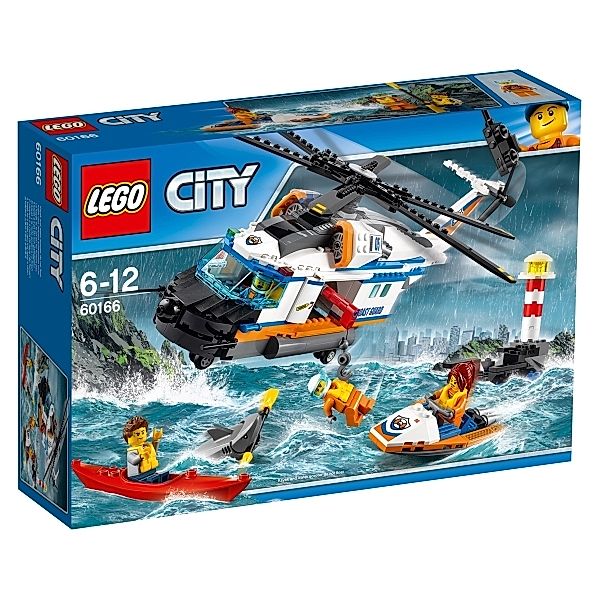 LEGO® LEGO® City 60166 Seenot-Rettungshubschrauber, 415 Teile
