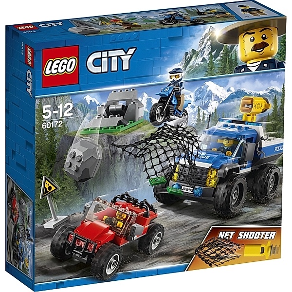 LEGO® LEGO® City 60172 Verfolgungsjagd auf Schotterpisten, 297 Teile