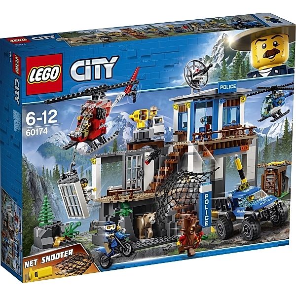 LEGO® LEGO® City 60174 Hauptquartier der Bergpolizei, 663 Teile