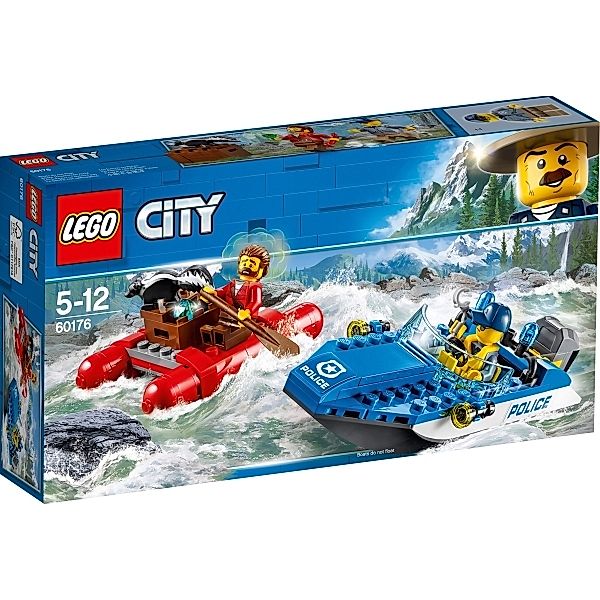 LEGO® LEGO® City 60176 Flucht durch die Stromschnellen, 126 Teile