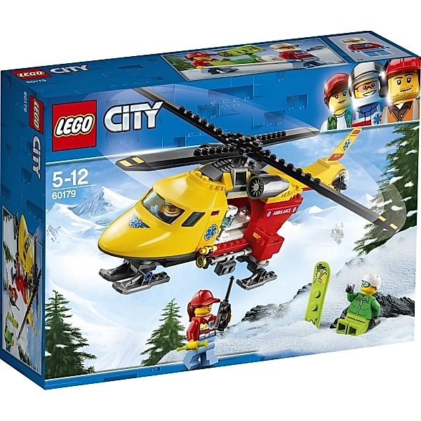 LEGO® LEGO® City 60179 Rettungshubschrauber, 190 Teile