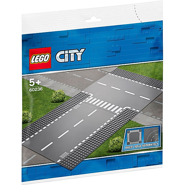 LEGO® LEGO® City 60236 Gerade und T-Kreuzung