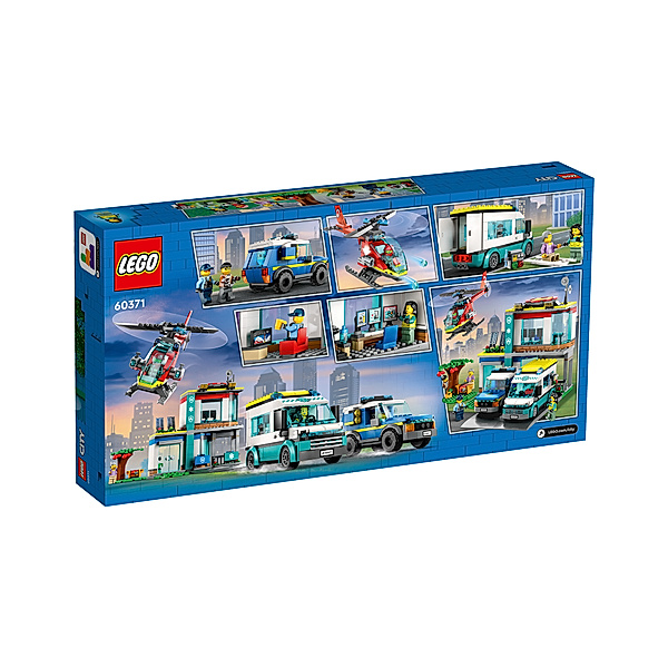 LEGO® LEGO® City 60371 Hauptquartier der Rettungsfahrzeuge