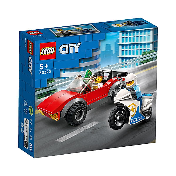 LEGO® LEGO® City 60392 Verfolgungsjagd mit dem Polizeimotorrad