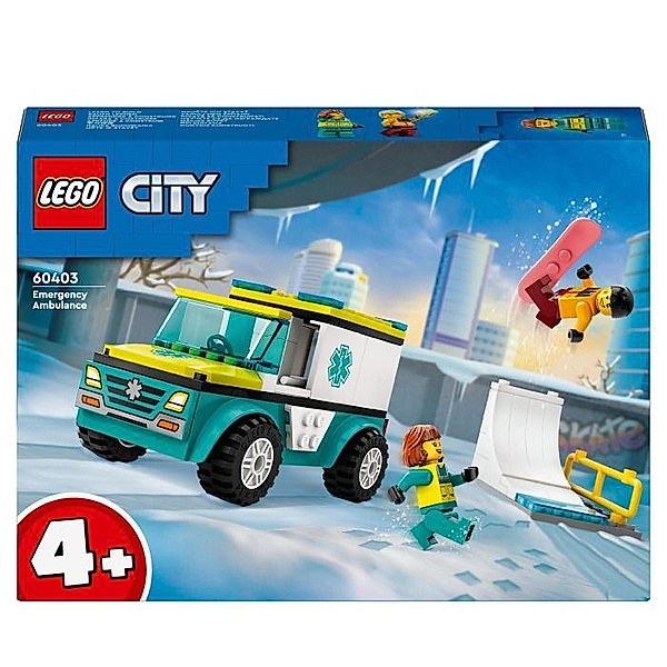 LEGO® LEGO® City 60403 Rettungswagen und Snowboarder