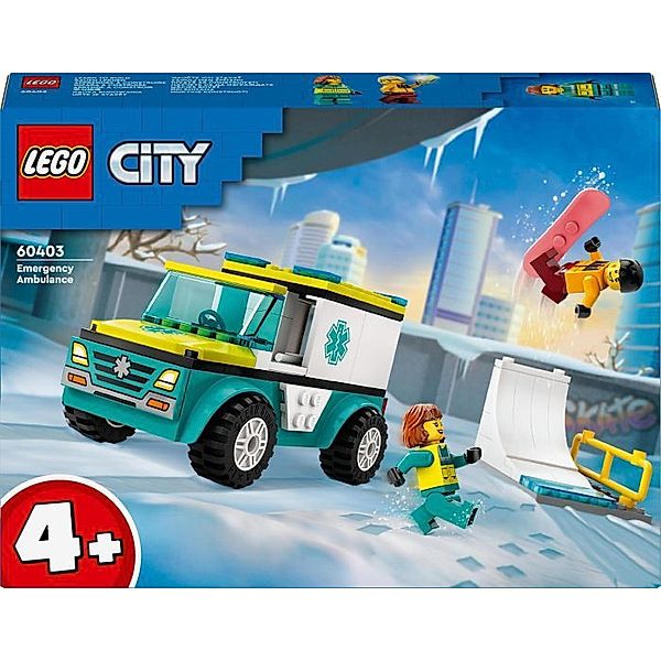 LEGO® LEGO® City 60403 Rettungswagen und Snowboarder